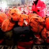 23-there-was-no-above-head-storage-all-of-our-carry-on-bags-were-piled-in-the-middle-and-strapped-down